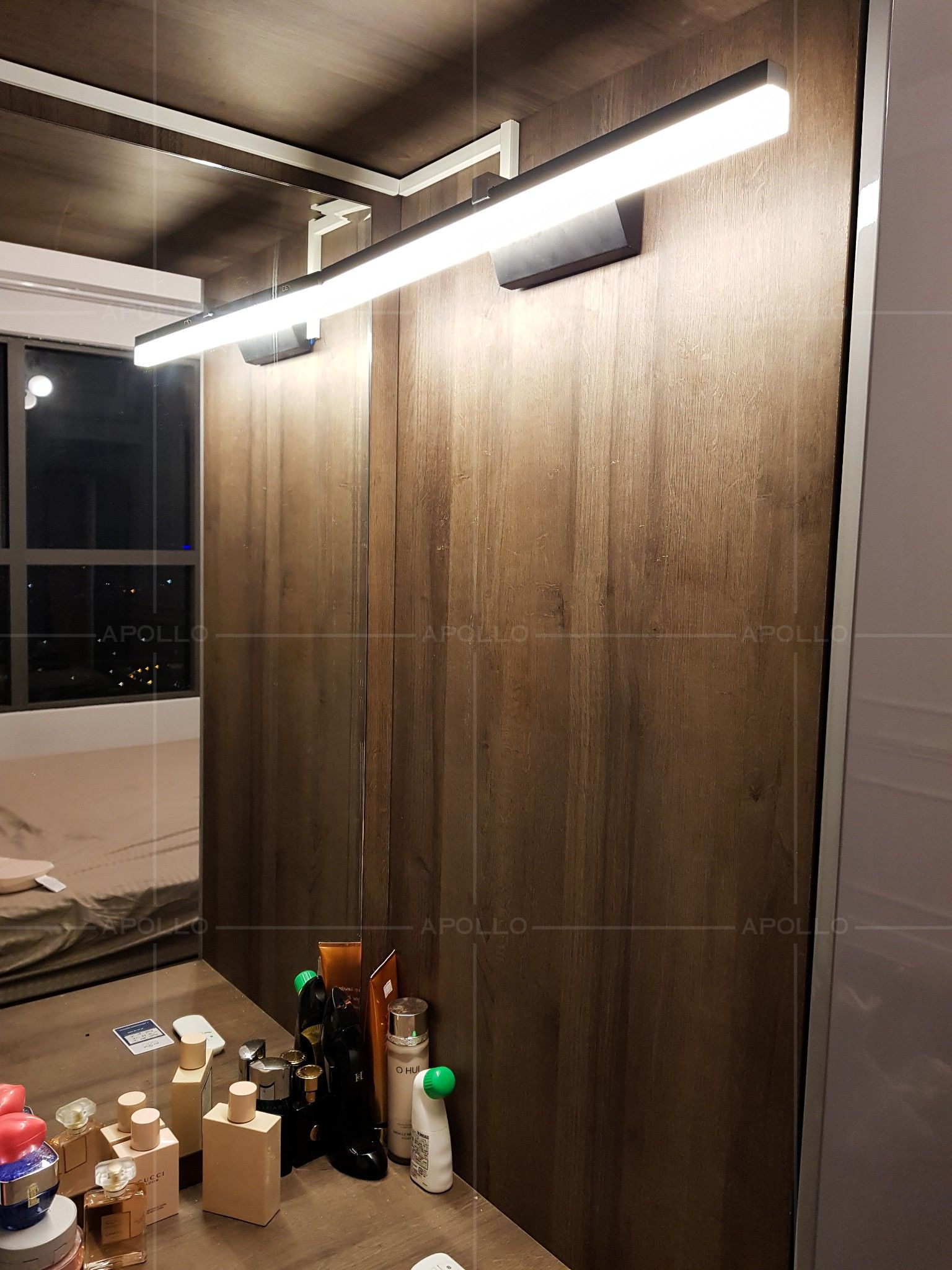 đèn chiếu gương phòng tắm đơn giản hiện đại