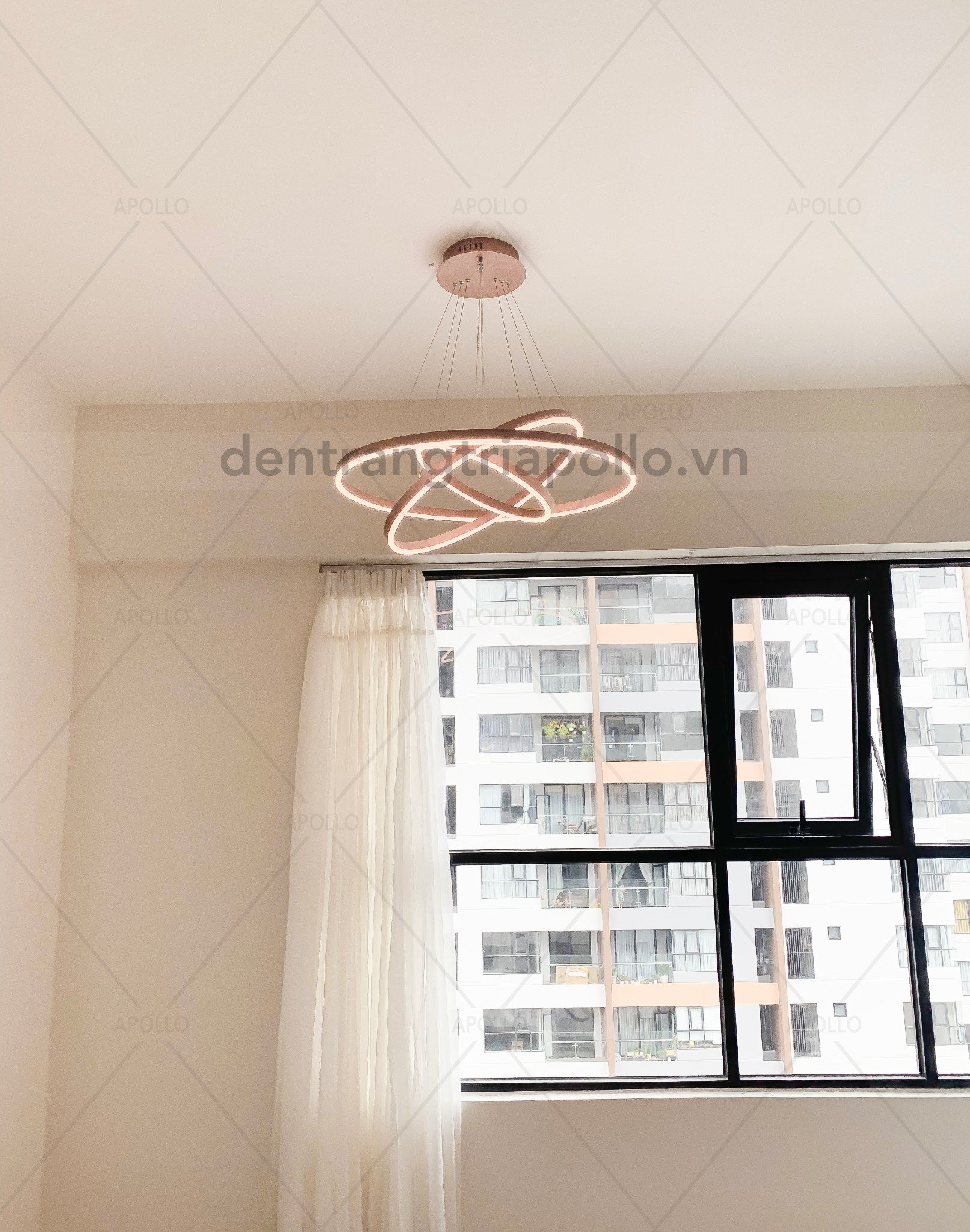 đèn thả led 3 vòng