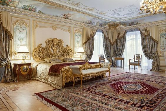 Phòng ngủ mang phong cách Baroque