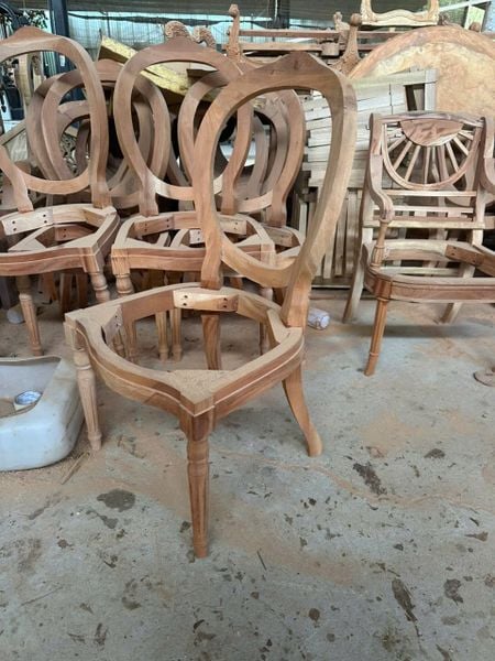 Phôi ghế ăn cổ điển phong cách George