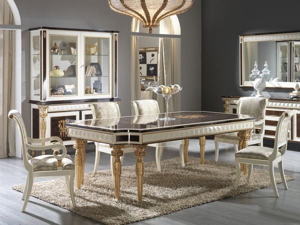 Bộ bàn ăn cổ điển cao cấp BELGRAVIA phong cách Louis XVI