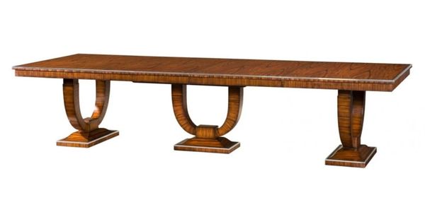 Bàn ăn cổ điển gỗ mahogany