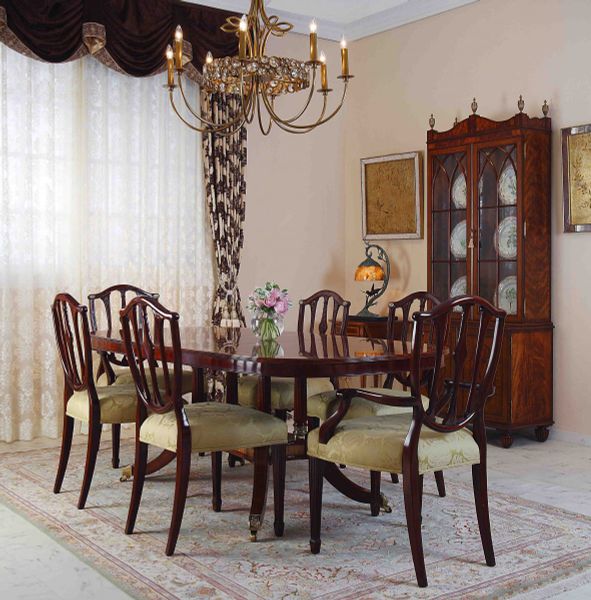 Bộ bàn ăn cổ điển Kirkham