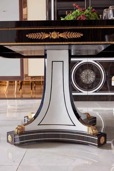 Bàn ăn cổ điển chữ nhật MALMAISON