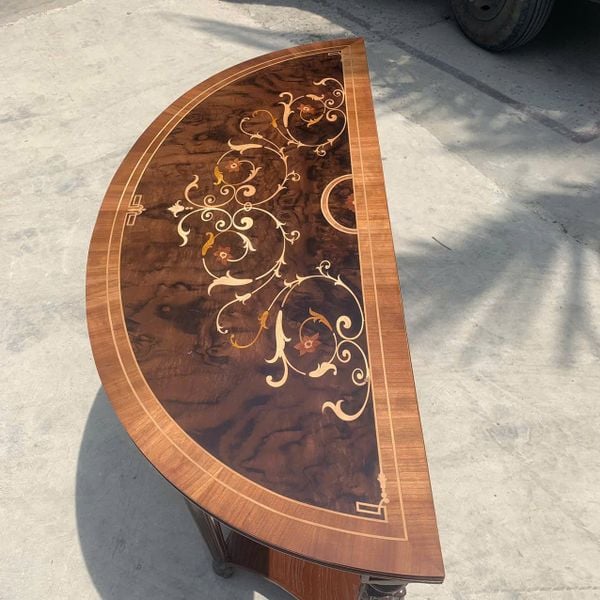 Mặt Bàn console cổ điển Louis 16 họa tiết cổ điển