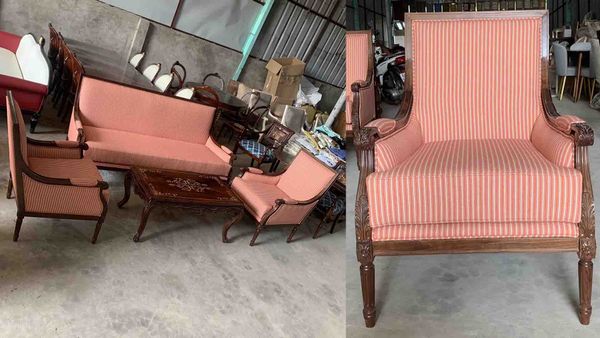 bàn ghế louis Pháp đẹp