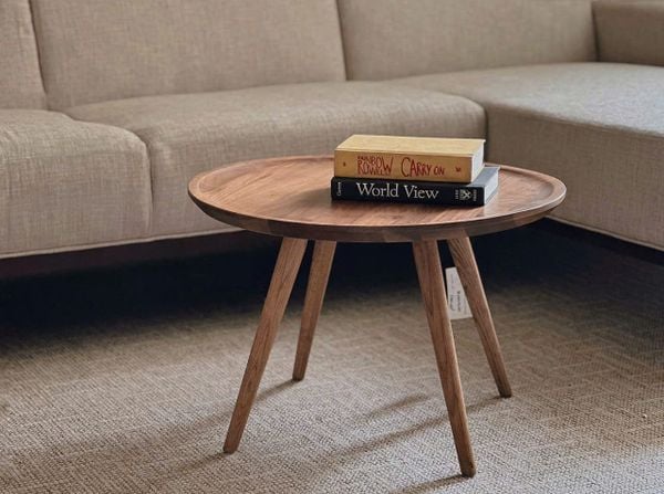 Bàn trà sofa gỗ sồi cao cấp