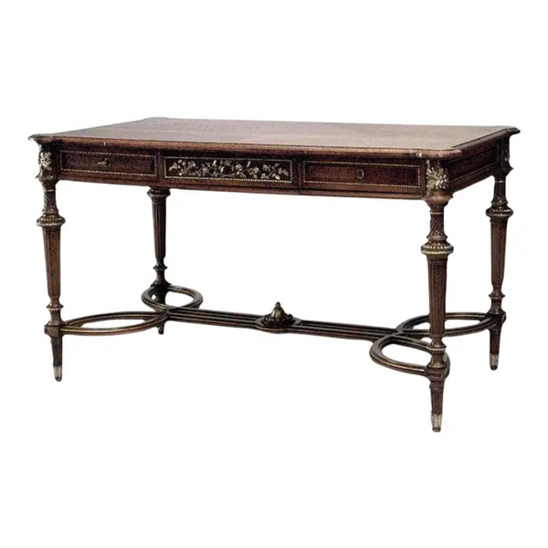 bàn trà gỗ phong cách Louis XVI