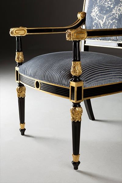 Ghế armchair cổ điển Athens