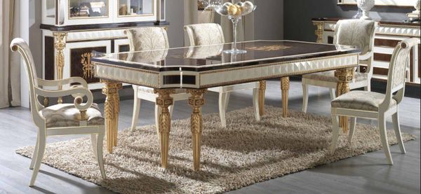 bộ bàn ghế ăn cổ điển Châu Âu Belgravia