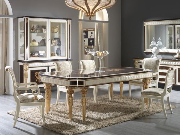 Bộ bàn ghế ăn cổ điển cao cấp Belgravia