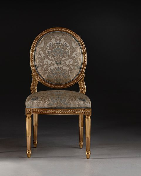 Ghế ăn cổ điển Châu âu Corinth phong cách Louis XVI