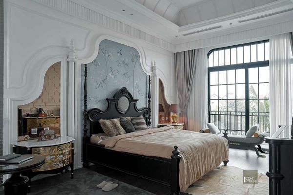Giường ngủ phong cách Indochine