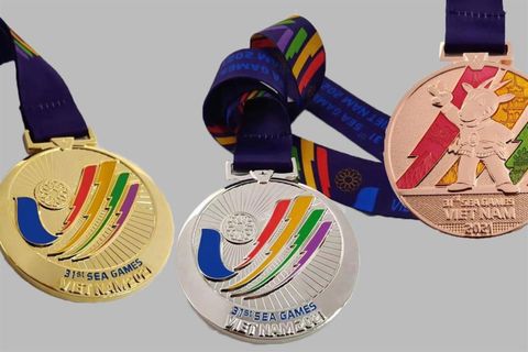 526 bộ huy chương mạ vàng 24k sẽ dành cho nhà vô địch SEA Games 31