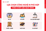 Lựa Chọn Công Nghệ In Phù Hợp Theo Chất Liệu Quà Tặng