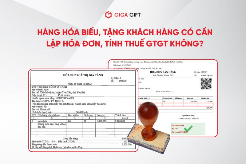 Hàng hóa biếu, tặng khách hàng có cần lập hóa đơn không?