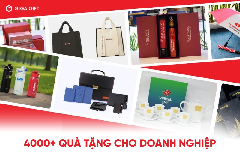 Giga Gift là công ty quà tặng với kho mẫu sản phẩm khổng lồ, đáp ứng nhiều mức ngân sách