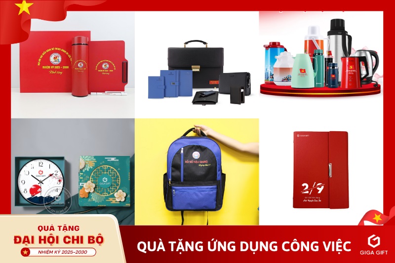 Quà tặng Đại hội chi bộ ứng dụng trong công việc