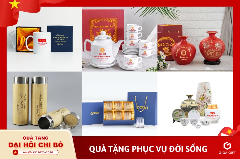 Quà tặng đại hội Đảng thiết thực với&nbsp;đời sống và sinh hoạt của cán bộ, Đảng viên