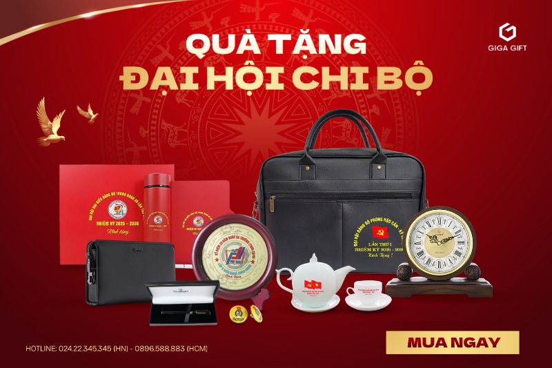 Quà tặng đại hội chi bộ là biểu tượng của sự trân trọng, gắn kết trong nhiệm kỳ mới