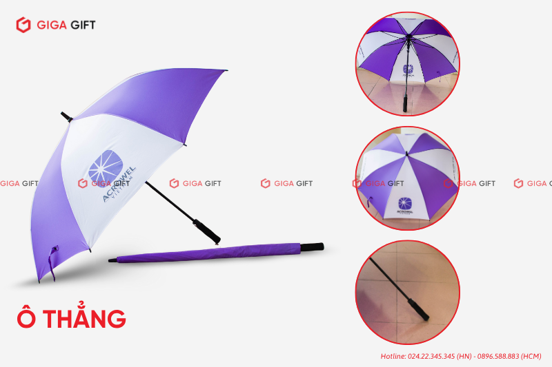 Ô cán thẳng cao cấp làm quà tặng cho đối tác và sự kiện cao cấp