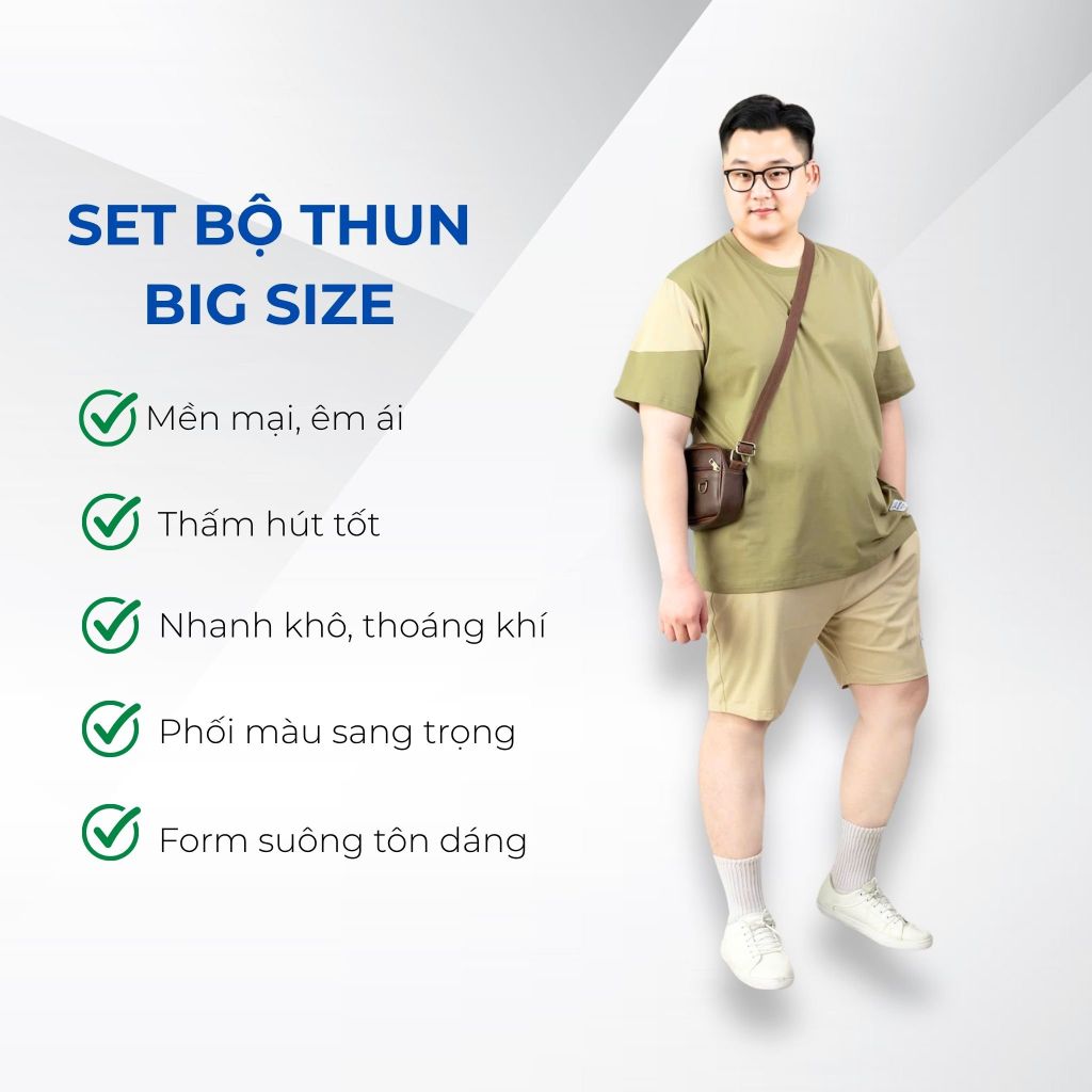 Ưu điểm set bộ nâu big size nam Akyoo