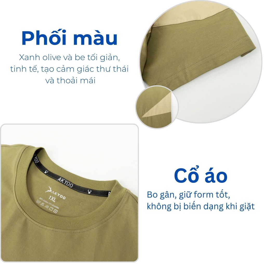 Mô tả set bộ nâu big size nam Akyoo