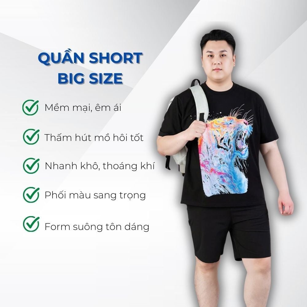 Mô tả chi tiết áo thun đen hổ big size nam Akyoo