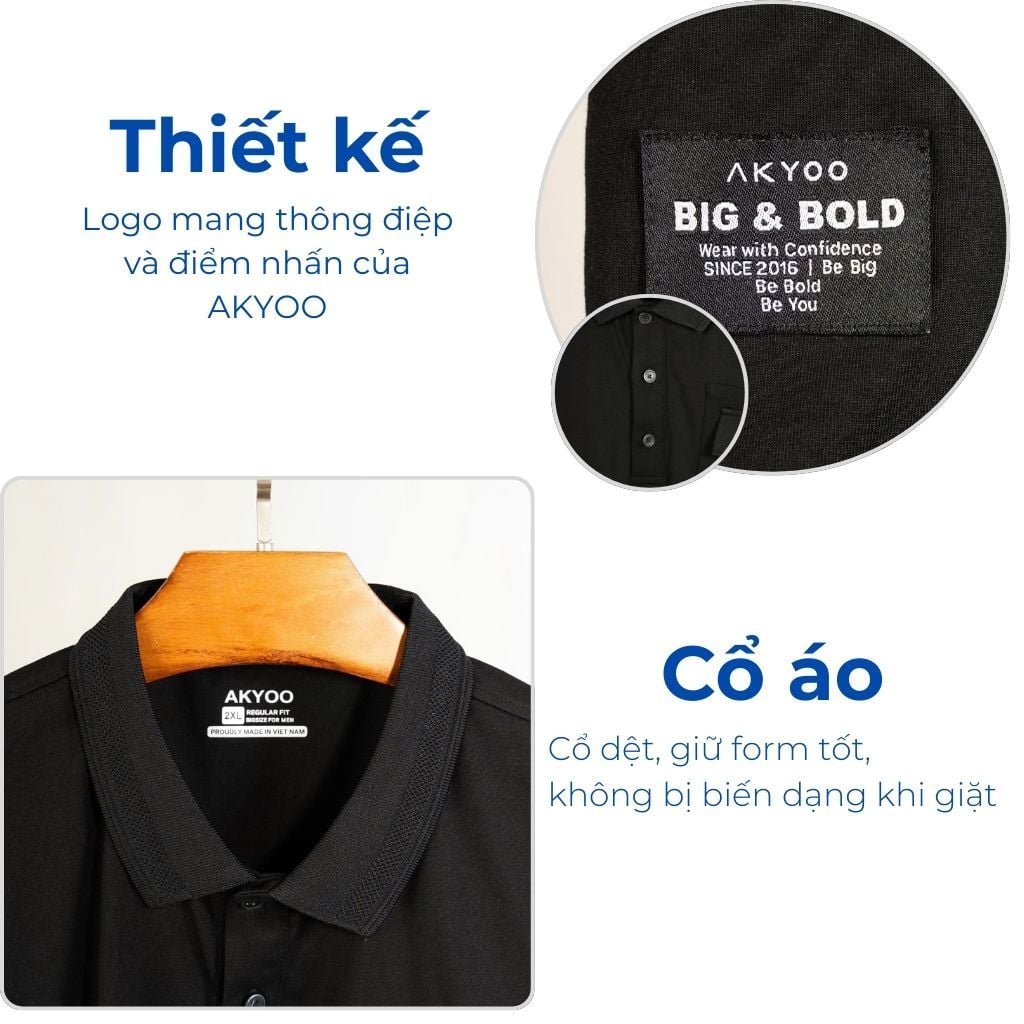 Mô tả chi tiết set bộ đen túi big size nam Akyoo