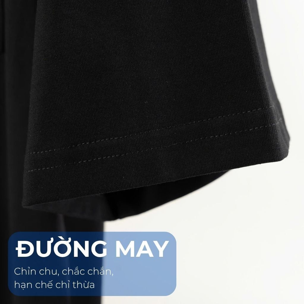 Mô tả chi tiết áo thun đen d1 big size nam Akyoo