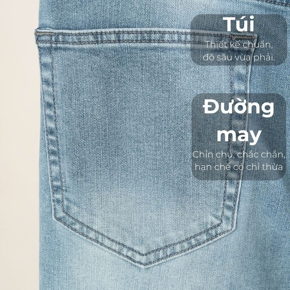 Mô tả chi tiết quần jean xanh b2 big size nam Akyoo