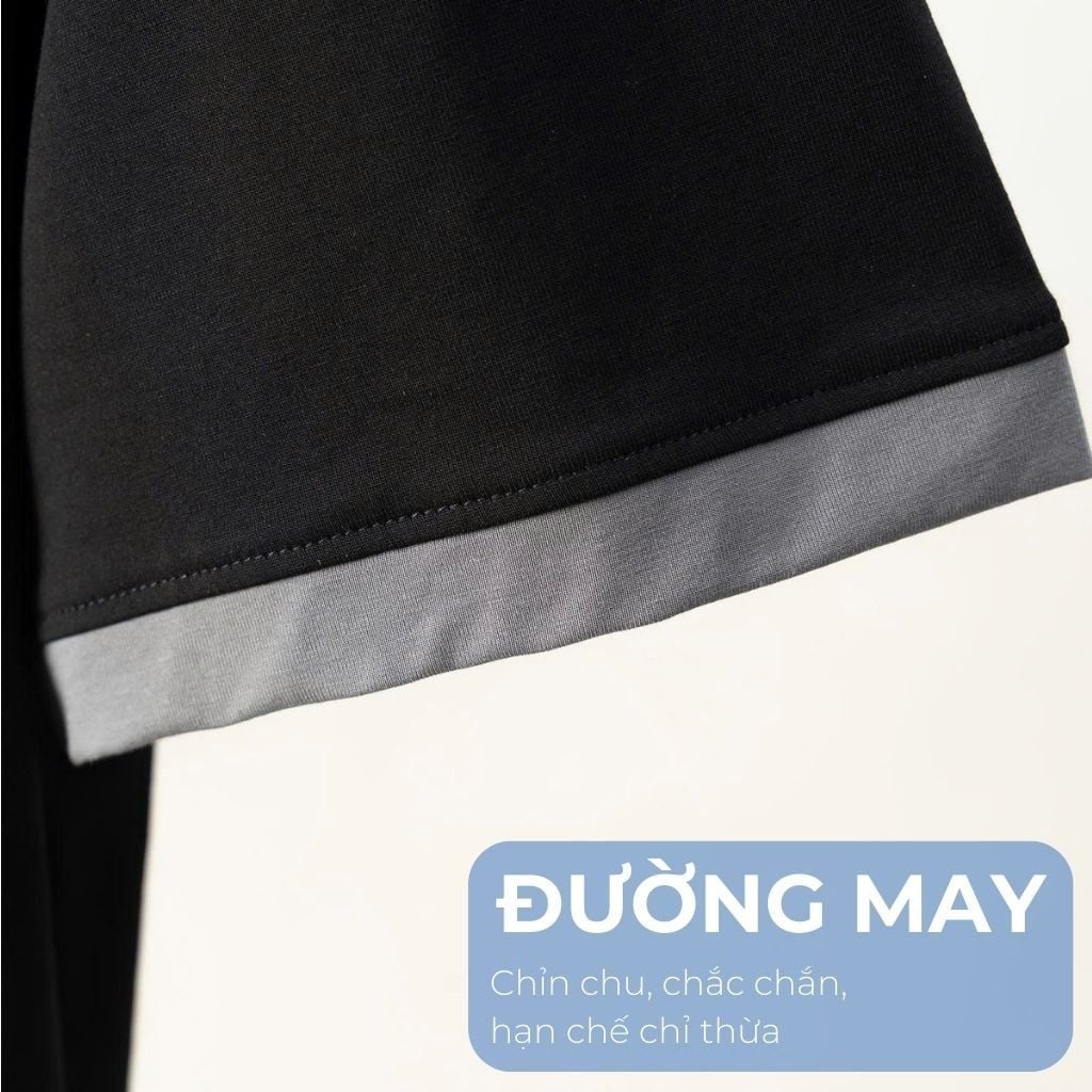 Mô tả chi tiết áo thun đen d7 big size nam Akyoo