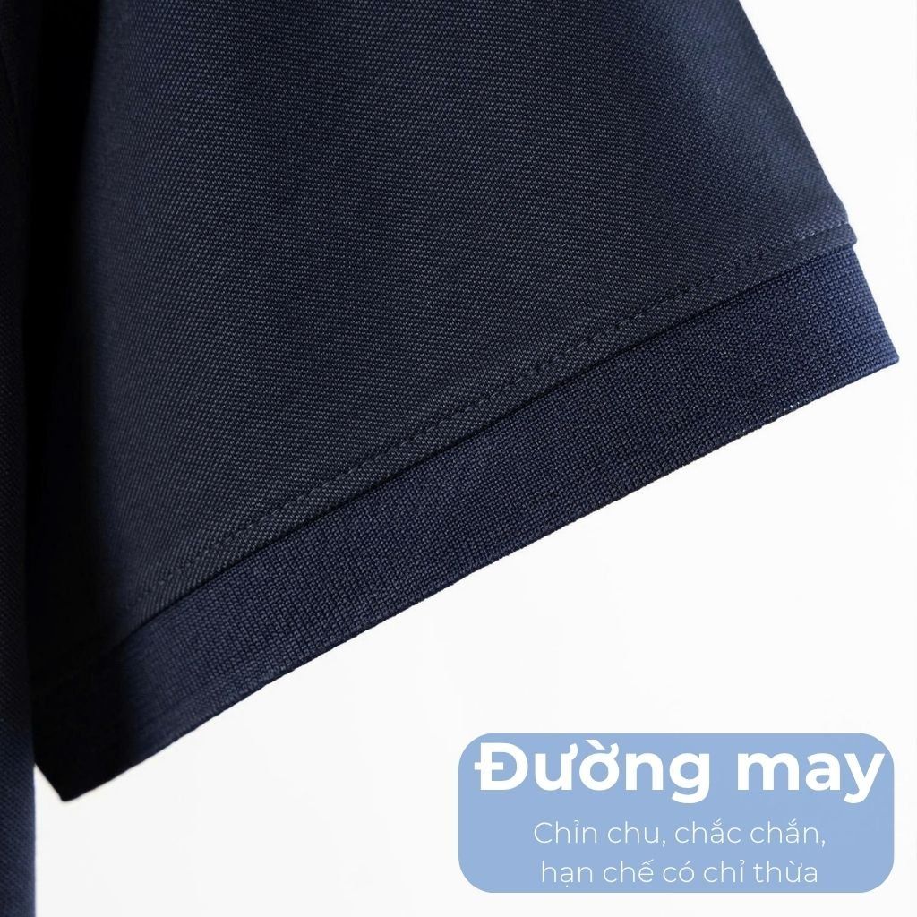 Mô tả chi tiết áo polo xanh a8 big size nam Akyoo