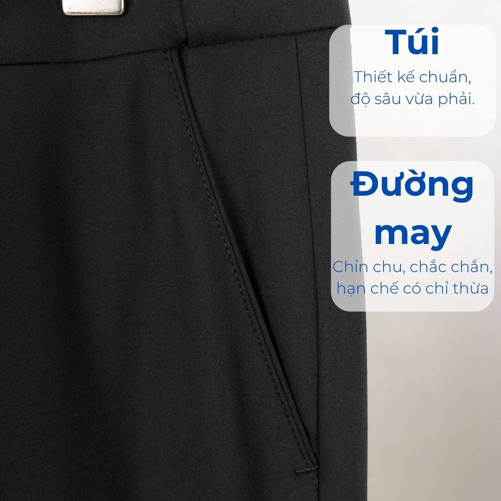 Mô tả quần âu đứng form big size nam Akyoo