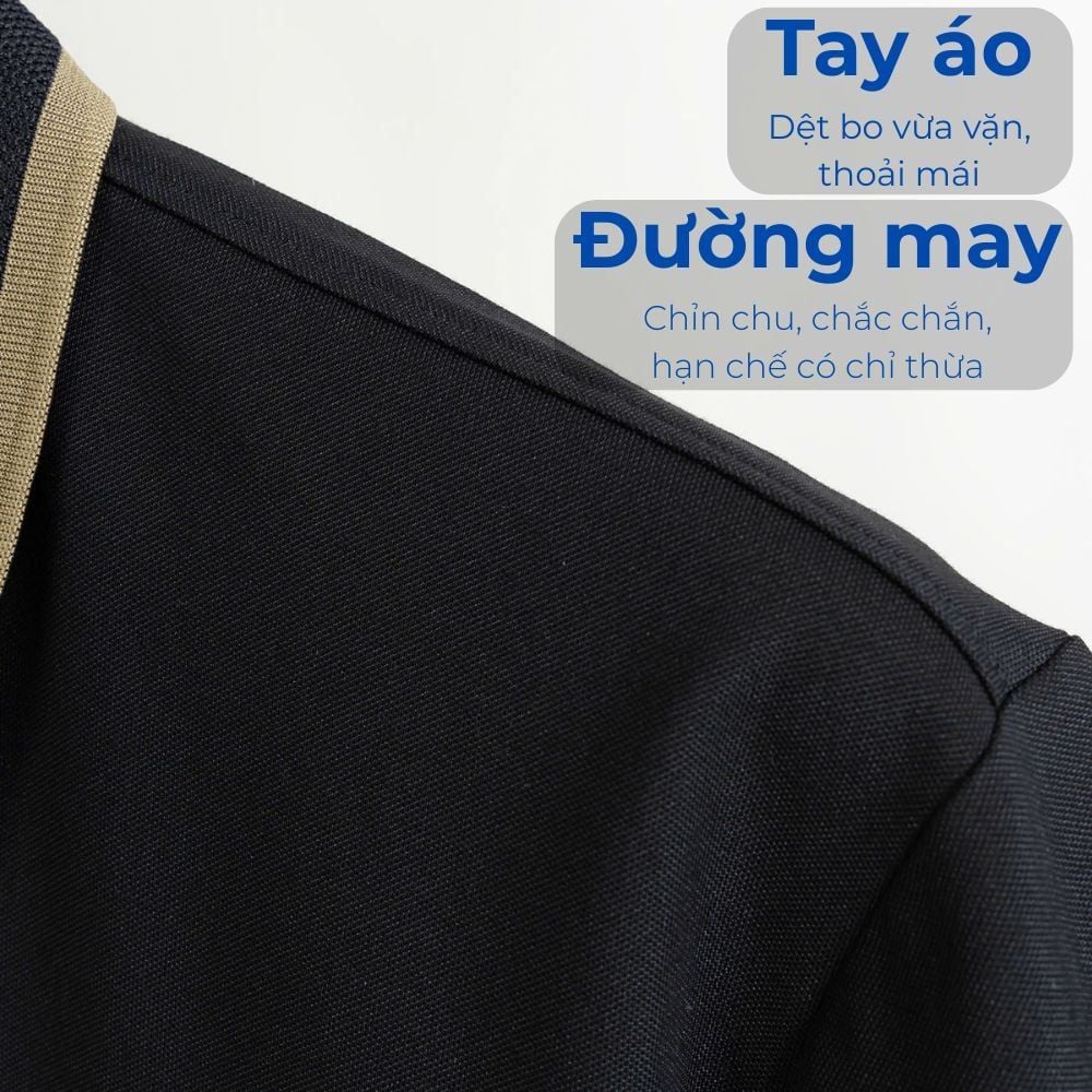 Mô tả chi tiết áo polo cam big size nam Akyoo