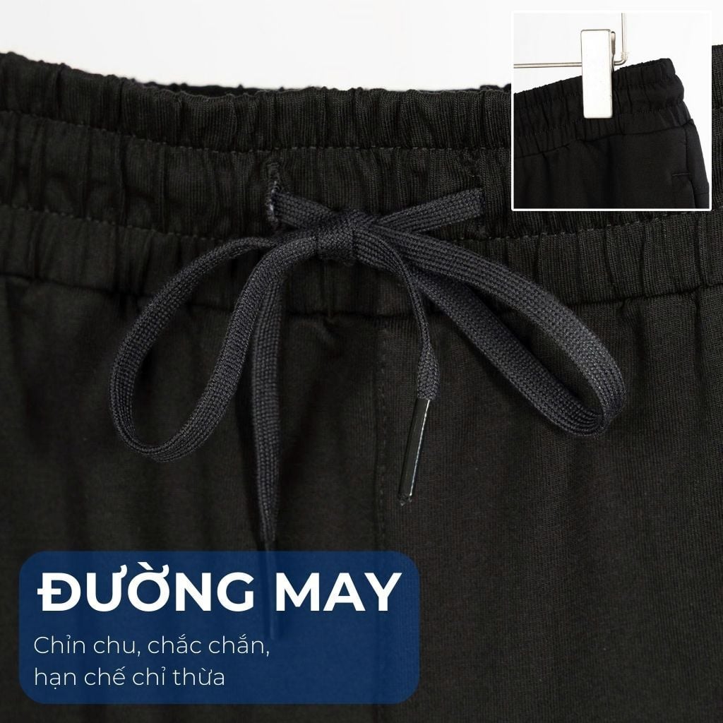 Mô tả chi tiết set bộ đen túi big size nam Akyoo