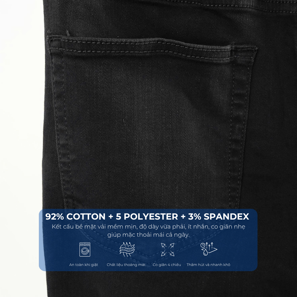 Mô tả quần jogger jean big size nam Akyoo