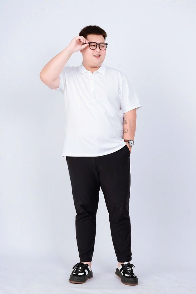 Hình ảnh set đồ phối hợp chuẩn big size (polo + kaki)