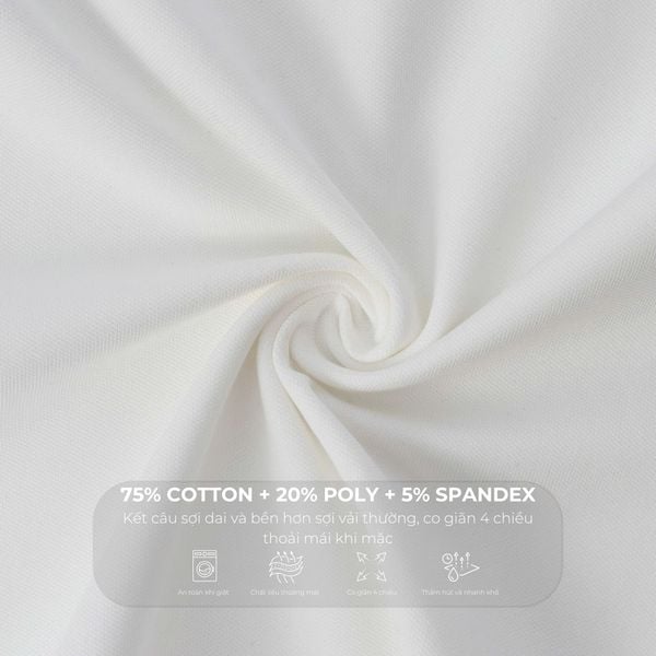 Mô tả chi tiết áo polo đen trắng big size nam Akyoo 4