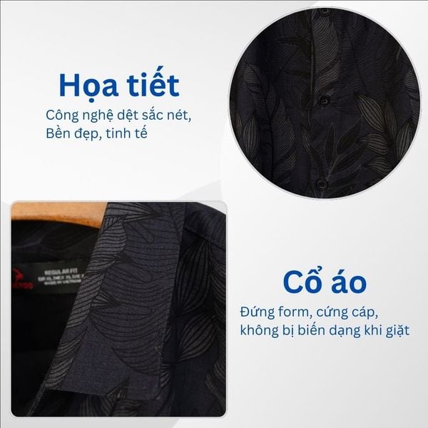 Mô tả chiết áo thun sơ mi họa tiết đen big size nam 2