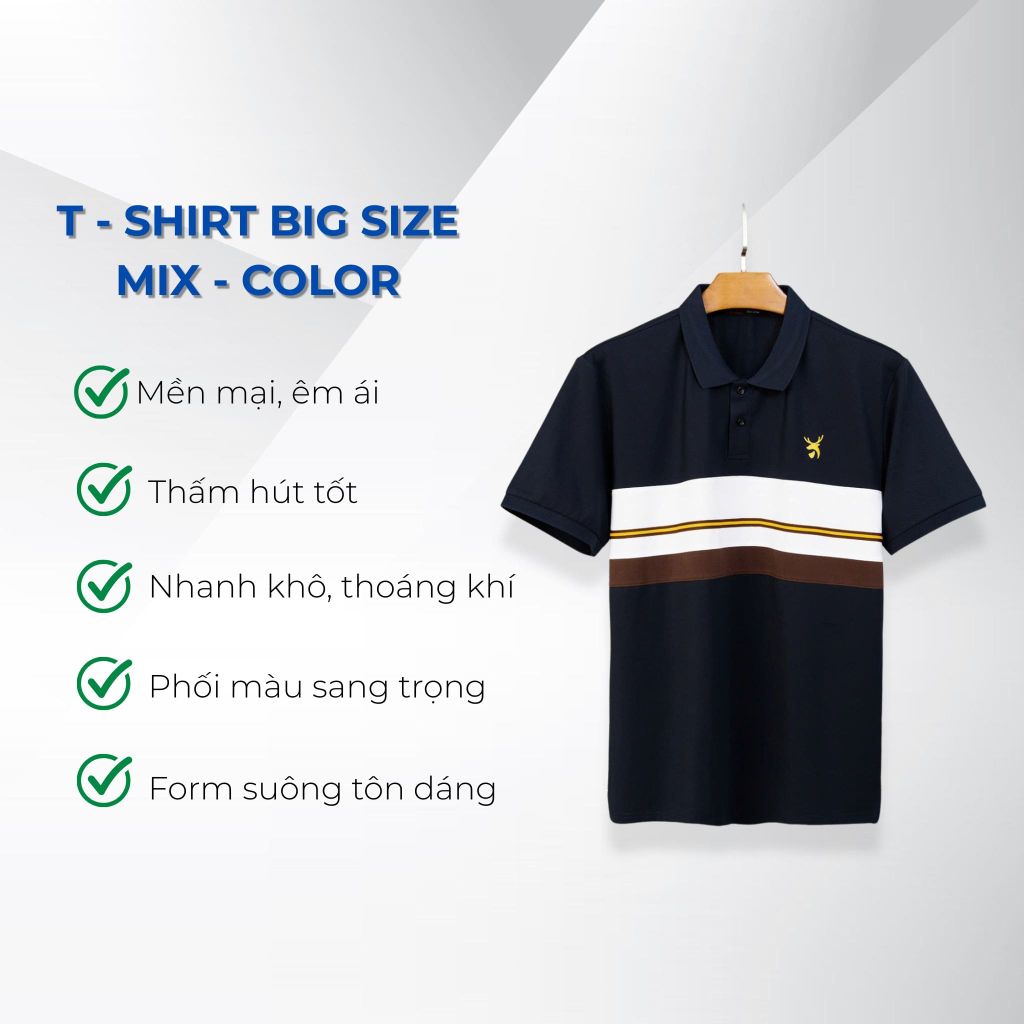 Ưu điểm áo polo phối đen big size nam Akyoo