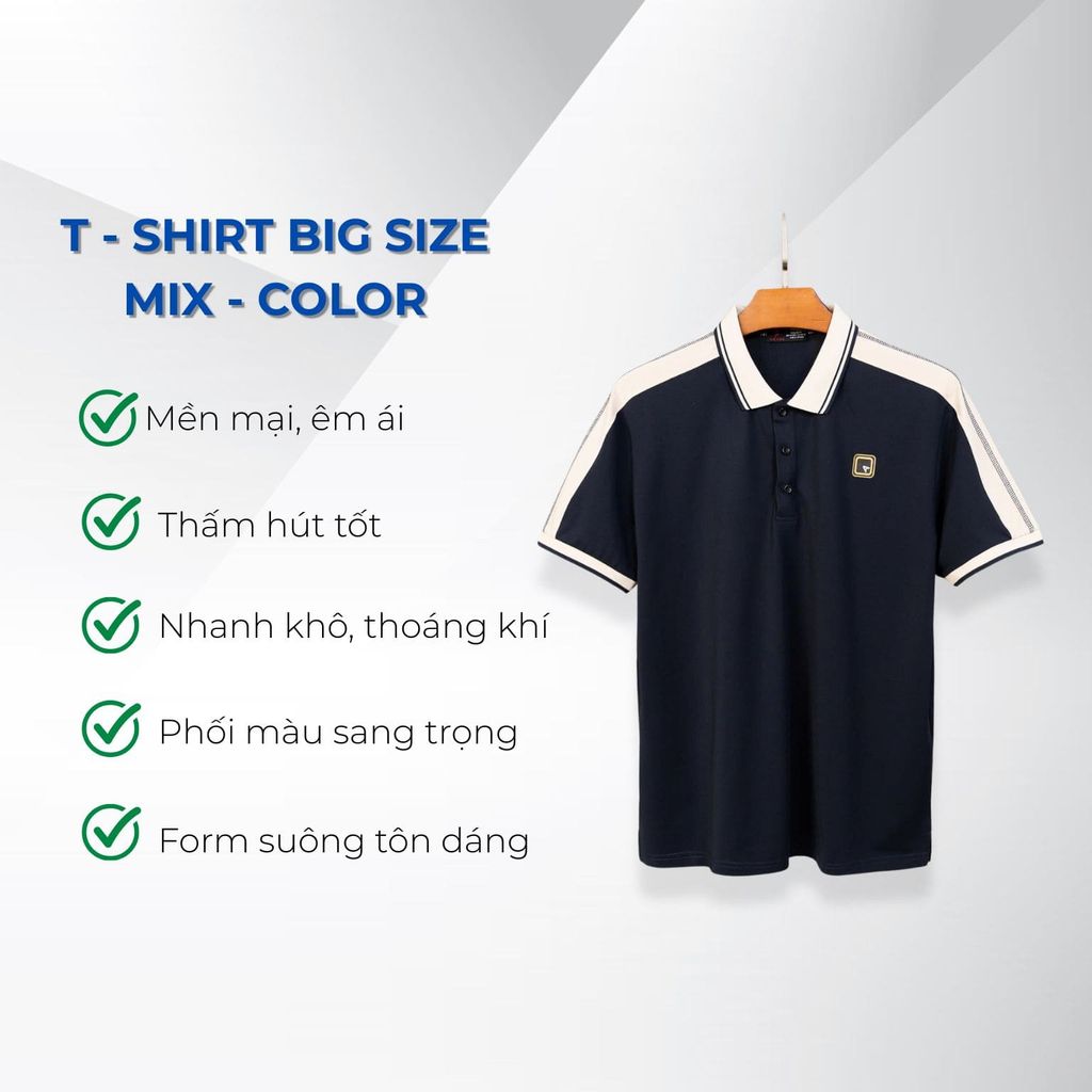 Ưu điểm áo polo xanh big size nam Akyoo
