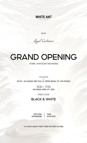 WHITE ANT HẢI PHÒNG I GRAND OPENING 19.04.2025