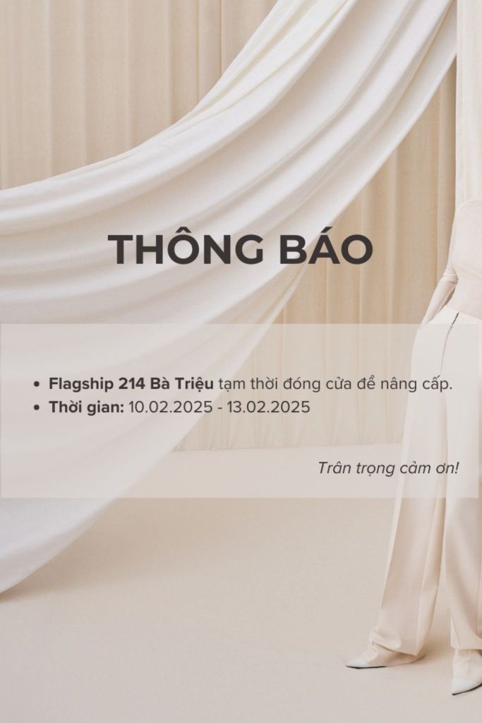 THÔNG BÁO TẠM ĐÓNG, NÂNG CẤP STORE.