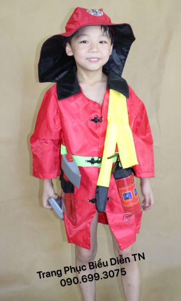 Trang phục Lính Cứu Hỏa Trẻ Em