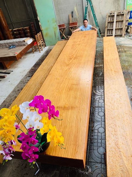 ảnh bàn ghế k3 gỗ cẩm hồng to dài