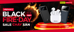 Black Friday 2022 CellPhoneS - Baseus: BLACK FIRE–DAY, SALES “CHÁY” SÀN