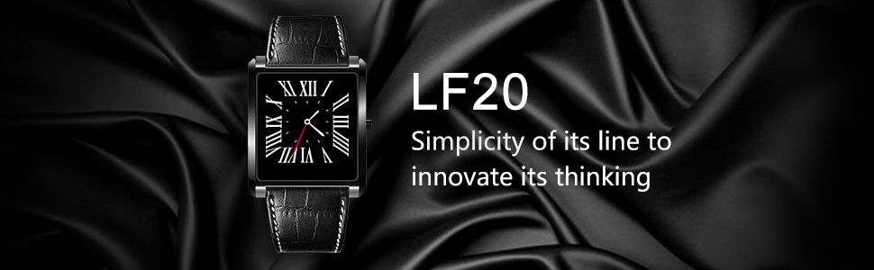 Đồng hồ thông minh LEMFO LF20 – Màn hình IPS 1.54 inch hỗ trợ đo nhịp tim tương thích iPhone/Android