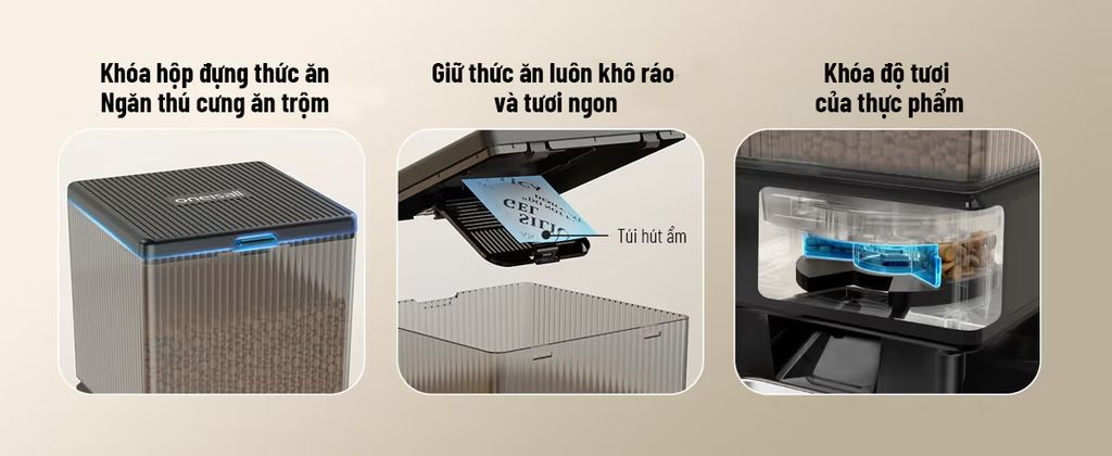Máy tự động cho thú cưng Oneisall PFD002 Pro - Giải pháp tiện lợi cho việc cho ăn thú cưng