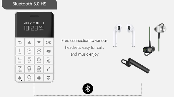 Điện thoại siêu mỏng Talkase T3 Trắng sở hữu tính năng wifi hotspot độc đáo | Phuonglinhjsc.vn